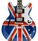 One of the guitars Noel Gallagher went diddle iddle ee with.
